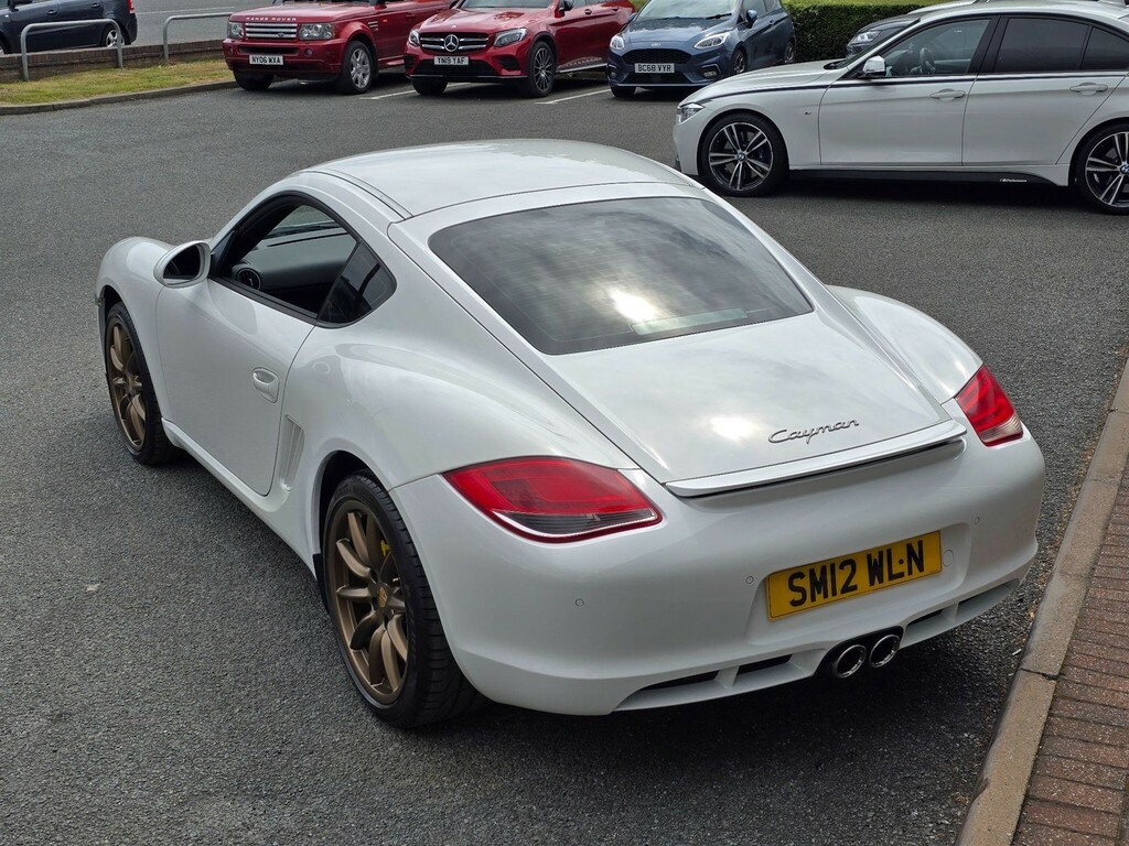 Porsche Cayman Coupe White #4