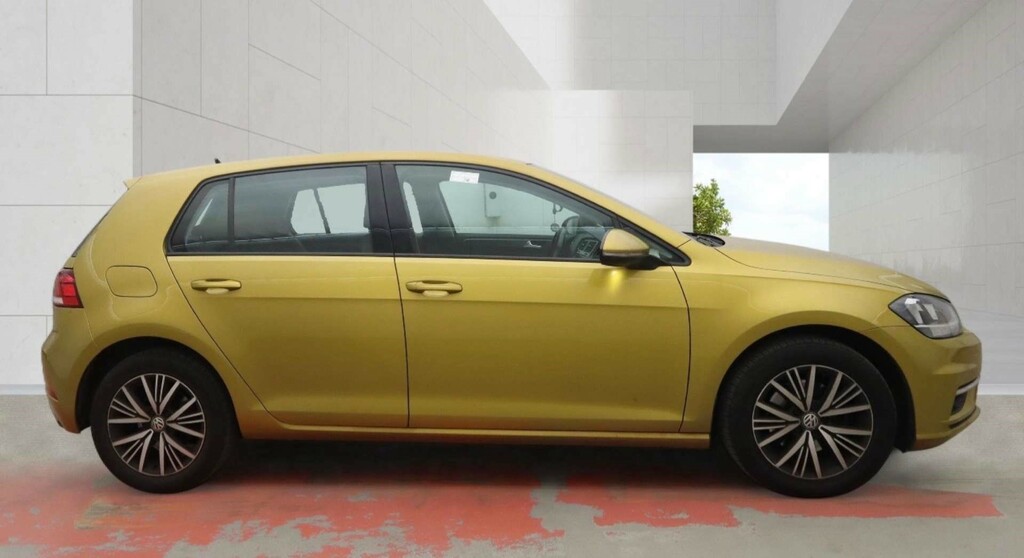 Volkswagen Golf Se Nav Tsi Evo RX19KXB Yellow #4