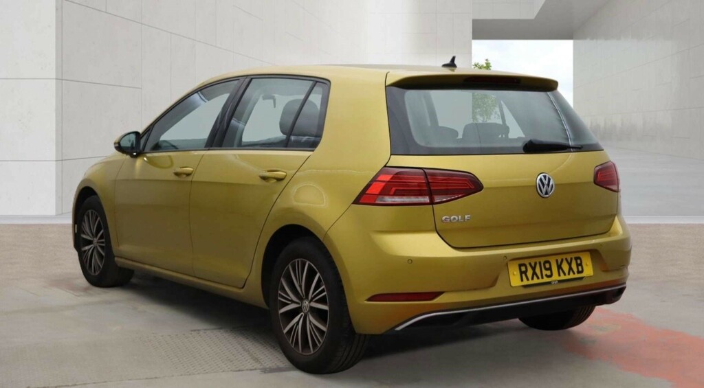 Volkswagen Golf Se Nav Tsi Evo RX19KXB Yellow #3
