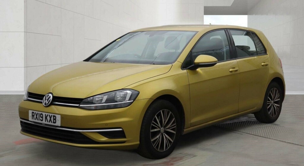 Volkswagen Golf Se Nav Tsi Evo RX19KXB Yellow #2