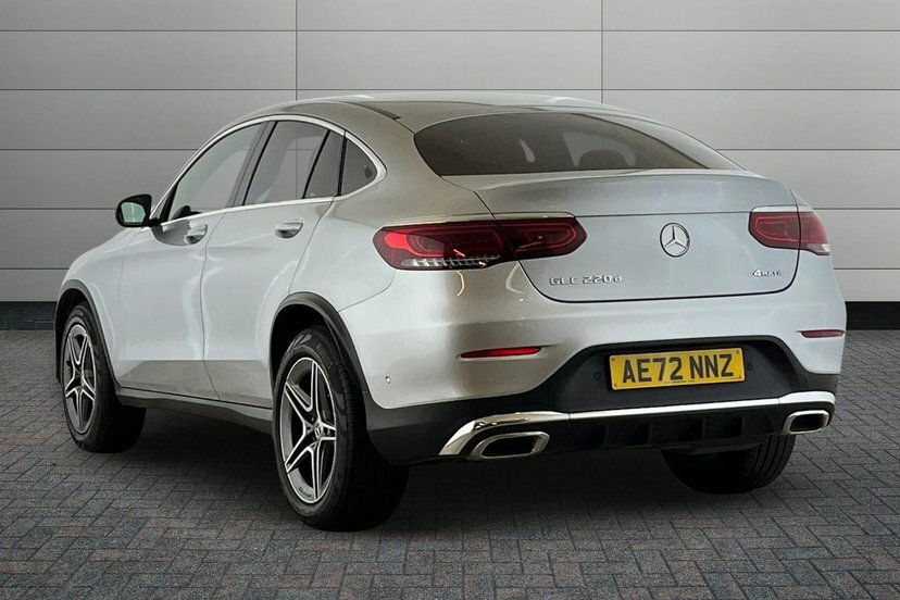 Mercedes-Benz GLC Class Glc 220D 4Matic Amg Line Coupe Silver #2