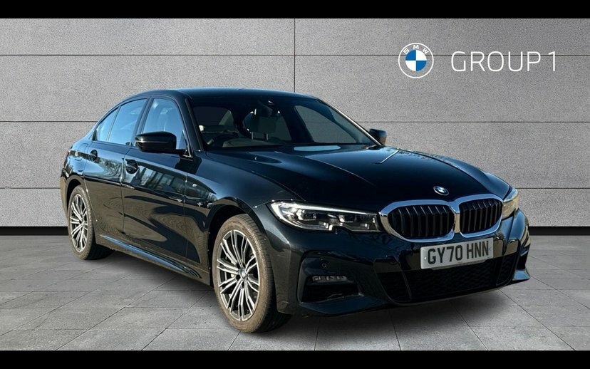 BMW 3 Series 330E M Sport Saloon Black
