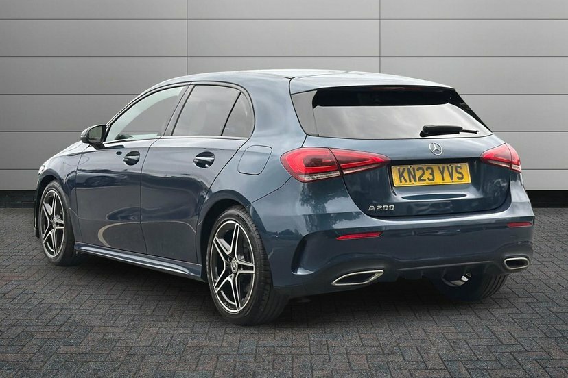 Mercedes-Benz A Class A200 Amg Line Executive Hatchback KN23YVS Blue #2
