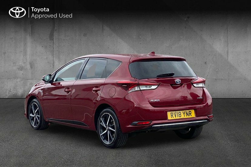 Toyota Auris 1.8 Vvt-h Design Hatchback Hybrid Cvt RV18YNR Red #4
