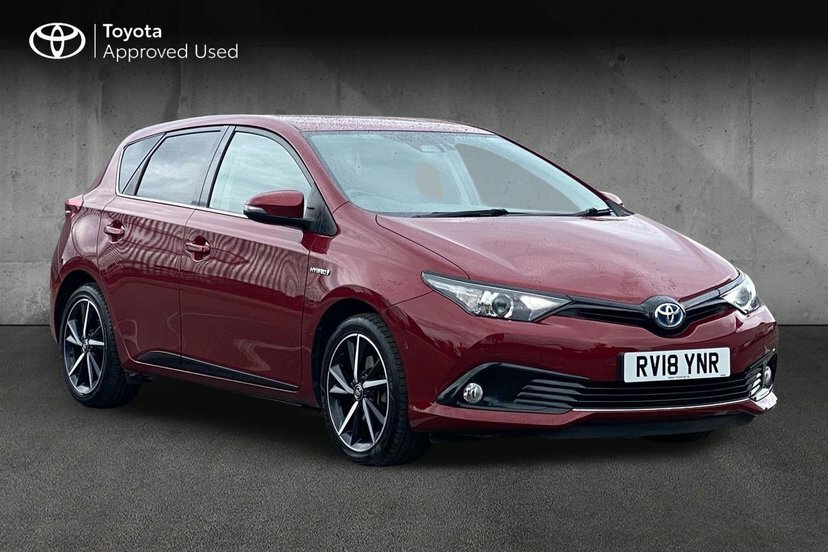 Toyota Auris 1.8 Vvt-h Design Hatchback Hybrid Cvt Red