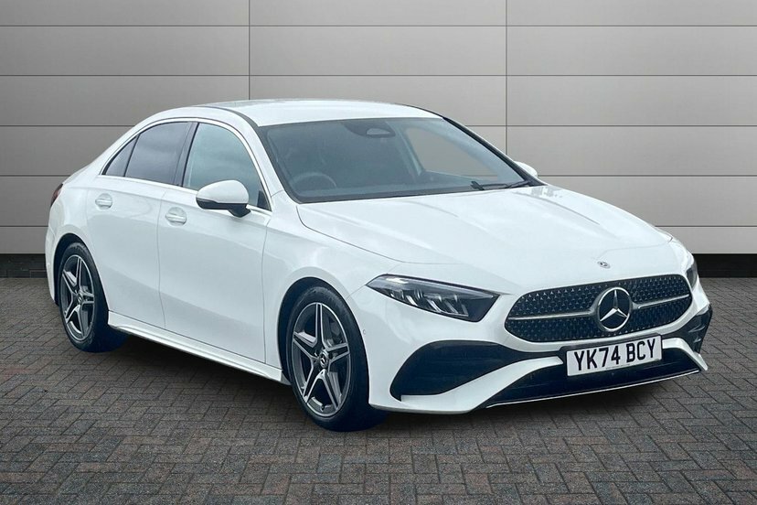 Mercedes-Benz A Class A180 Amg Line Executive Saloon White