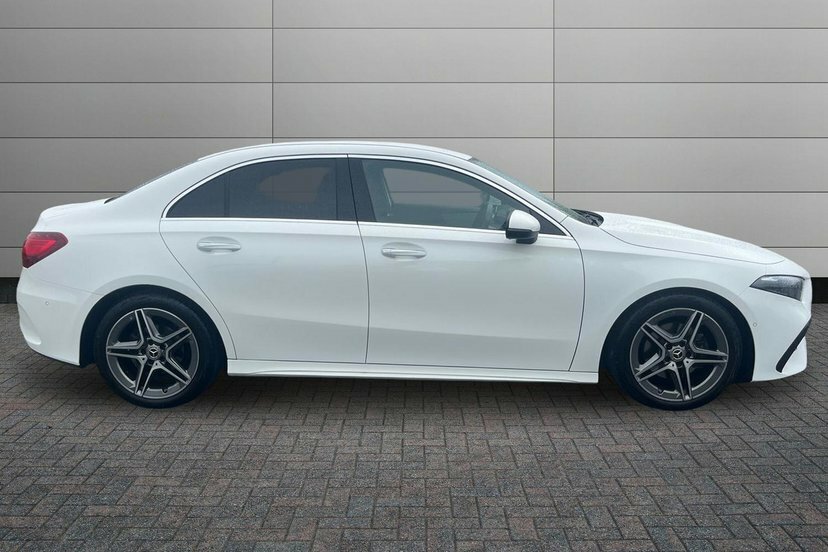 Mercedes-Benz A Class A180 Amg Line Executive Saloon YK74BCY White #3