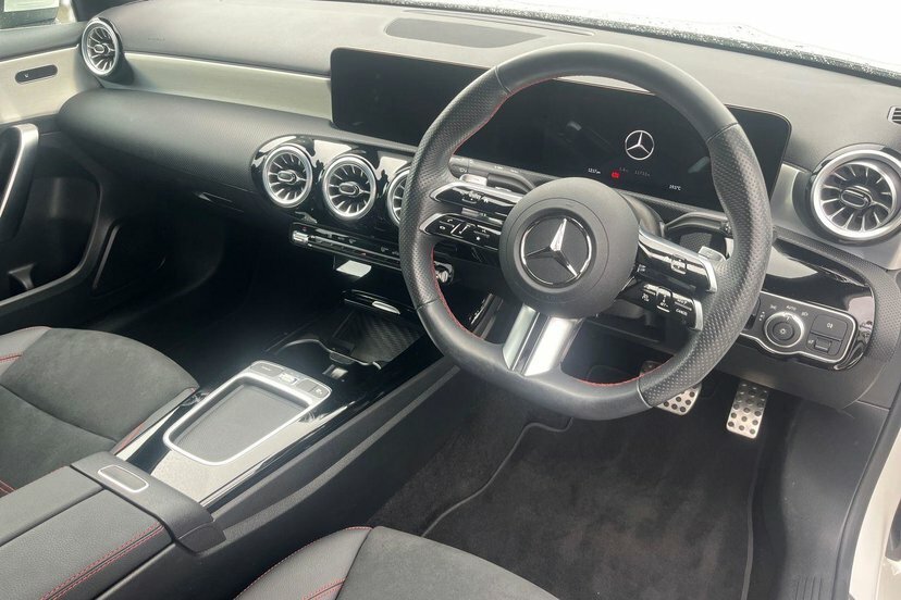 Mercedes-Benz A Class A180 Amg Line Executive Saloon YK74BCY White #5
