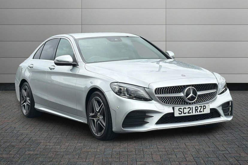 Mercedes-Benz C Class C220d Amg Line Edition Saloon Silver