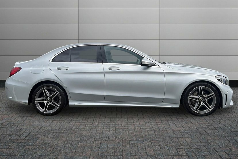 Mercedes-Benz C Class C220d Amg Line Edition Saloon Silver #3