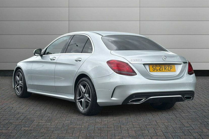 Mercedes-Benz C Class C220d Amg Line Edition Saloon Silver #2