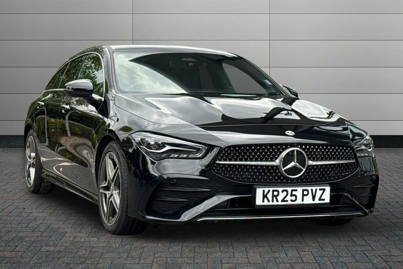 Mercedes-Benz CLA Class 1.3 Cla180h Mhev Amg Line Executive Shooting Bra Black