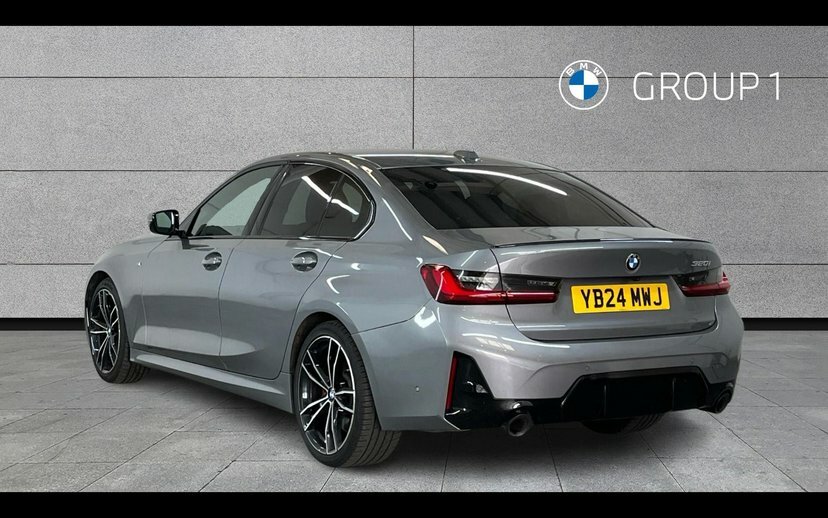 BMW 3 Series 320I M Sport Saloon YB24MWJ Grey #2
