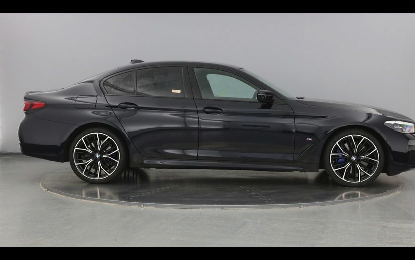 BMW 5 Series 530D Xdrive M Sport Saloon Black #3