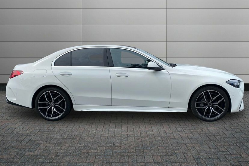 Mercedes-Benz C Class 2.0 C220dh Mhev Amg Line Premium Plus Saloon White #3