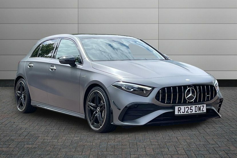 Mercedes-Benz A Class 2.0 A35h Mhev Amg Premium Plus Hatchback Pet Grey