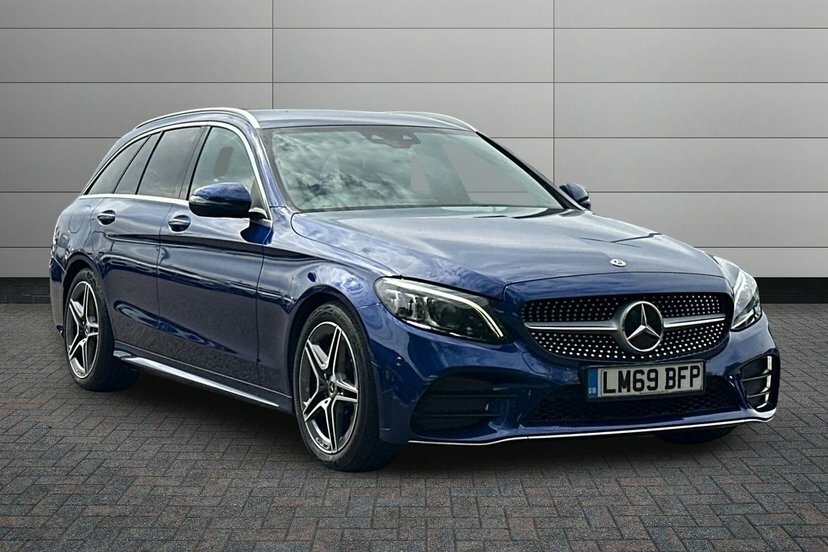 Mercedes-Benz C Class C300d Amg Line Premium Estate Blue