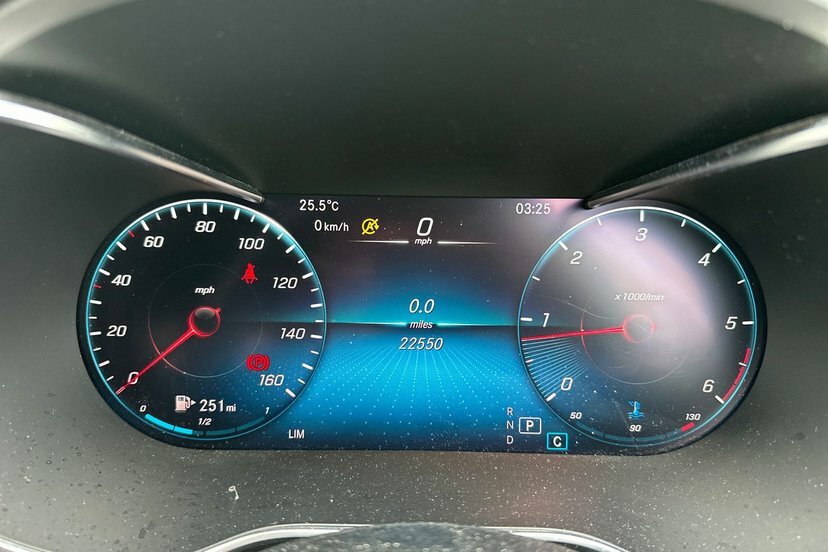 Mercedes-Benz C Class C300d Amg Line Premium Estate LM69BFP Blue #6