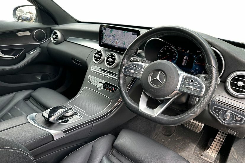 Mercedes-Benz C Class C300d Amg Line Premium Estate LM69BFP Blue #5