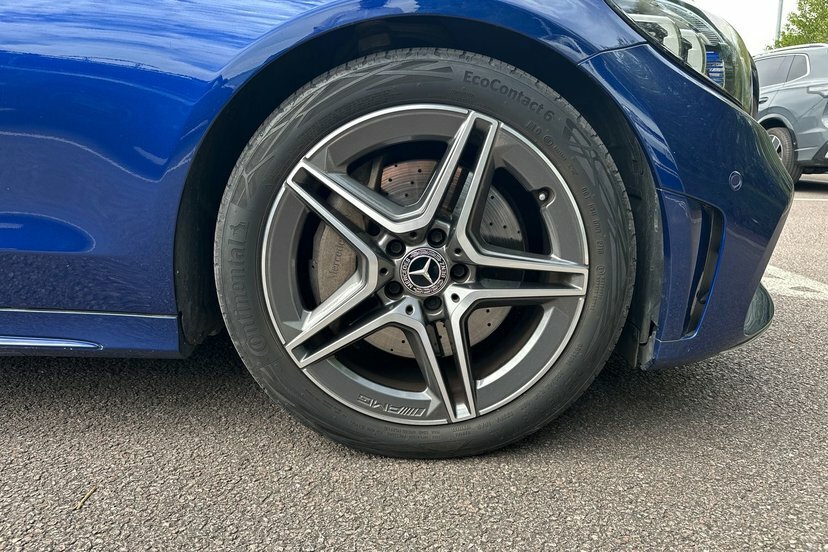 Mercedes-Benz C Class C300d Amg Line Premium Estate LM69BFP Blue #4