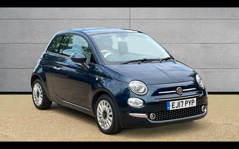 Fiat 500 1.2 Lounge Hatchback 69 Bhp Blue