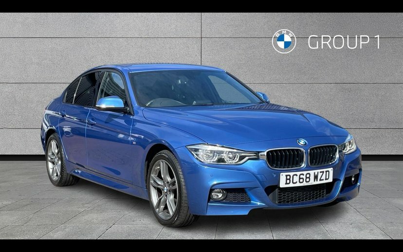 BMW 3 Series 320D Xdrive M Sport Saloon BC68WZD Blue