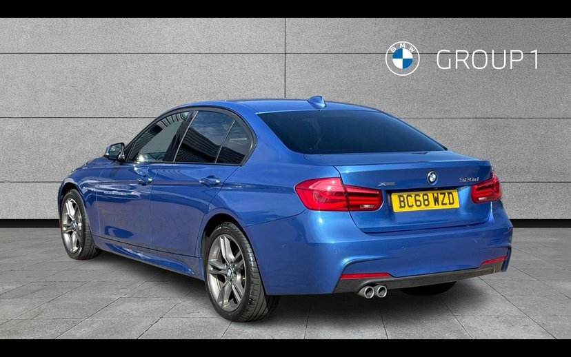 BMW 3 Series 320D Xdrive M Sport Saloon BC68WZD Blue #2