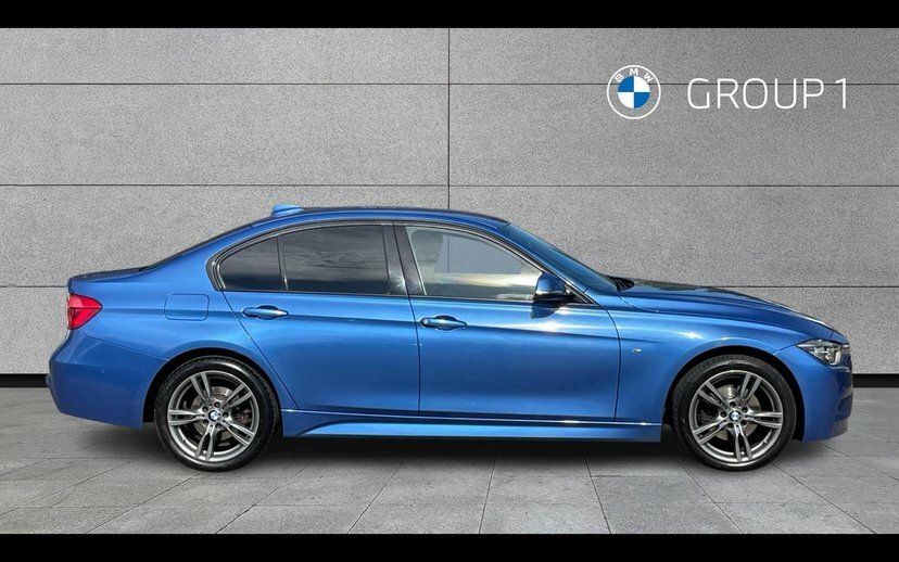 BMW 3 Series 320D Xdrive M Sport Saloon BC68WZD Blue #3