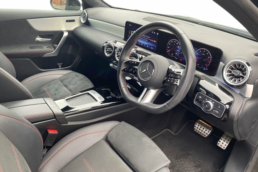 Mercedes-Benz A Class 1.3 A200h Mhev Amg Line Executive Saloon Pet Black #5