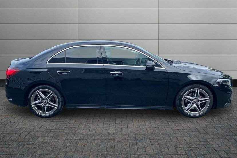 Mercedes-Benz A Class 1.3 A200h Mhev Amg Line Executive Saloon Pet Black #3