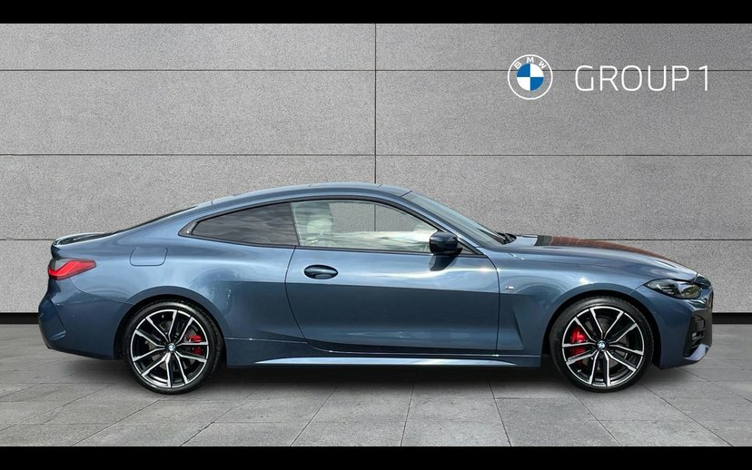 BMW 4 Series Gran Coupe 420I M Sport Coupe Blue #3