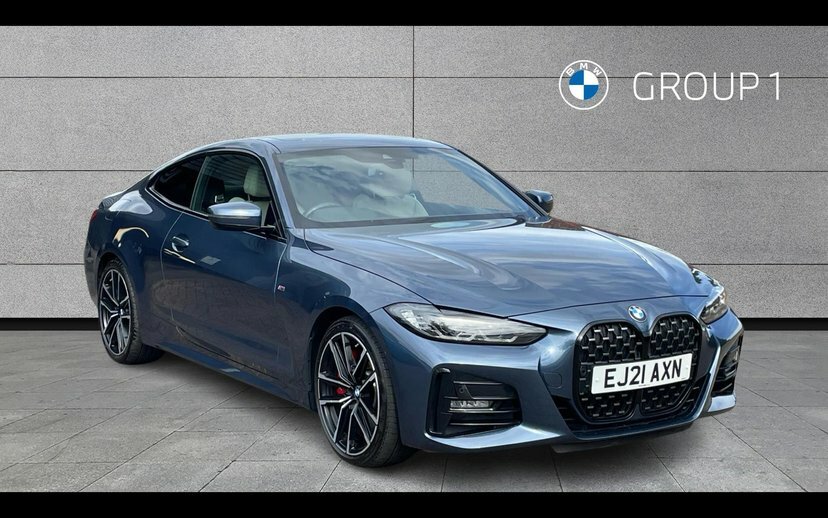 BMW 4 Series Gran Coupe 420I M Sport Coupe Blue #1