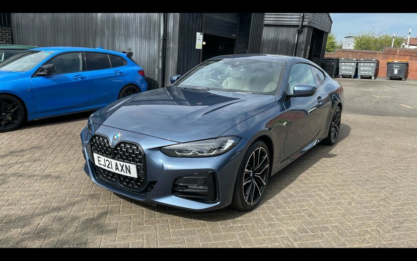 BMW 4 Series Gran Coupe 420I M Sport Coupe Blue #41