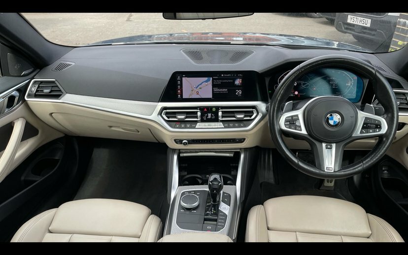 BMW 4 Series Gran Coupe 420I M Sport Coupe Blue #4