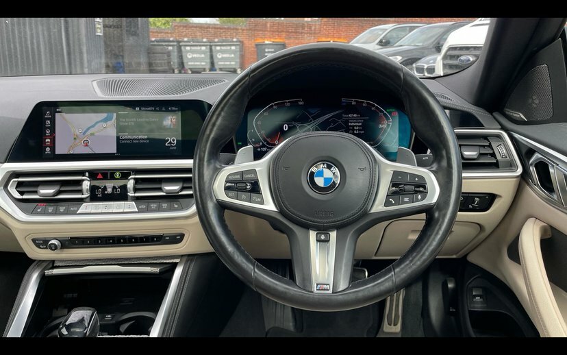 BMW 4 Series Gran Coupe 420I M Sport Coupe Blue #5