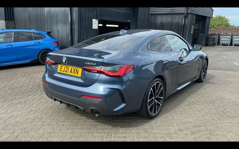 BMW 4 Series Gran Coupe 420I M Sport Coupe Blue #25
