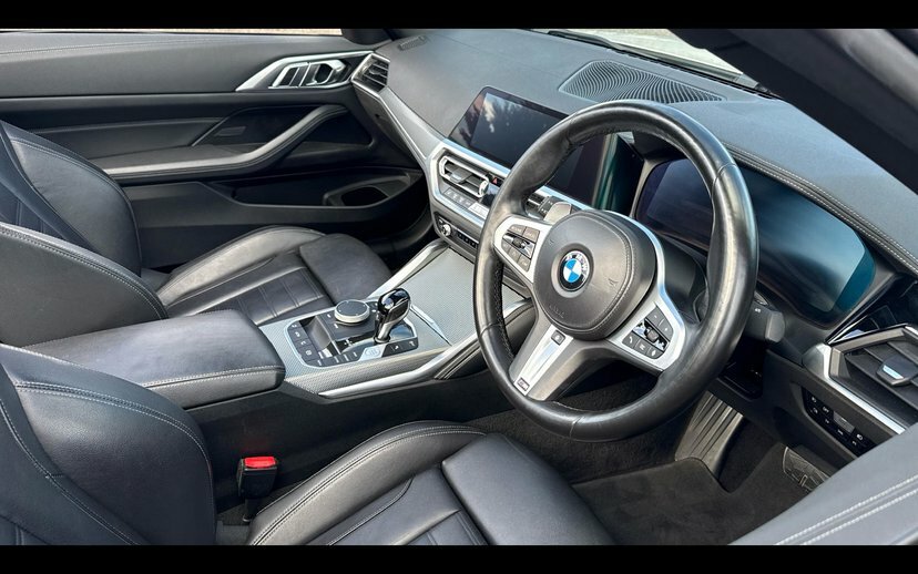 BMW 4 Series 420D M Sport Convertible White #6
