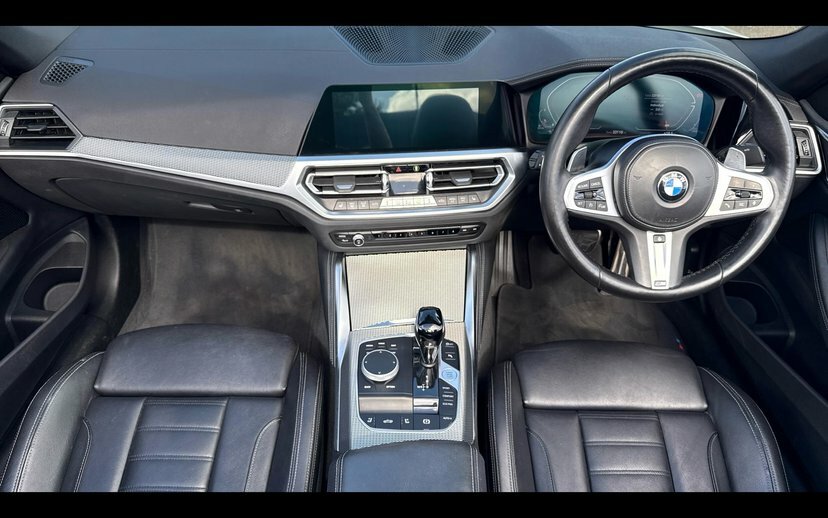 BMW 4 Series 420D M Sport Convertible White #4