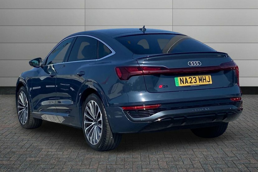 Audi Q8 e tron 55 S Line Sportback Quattro 114K Blue #3