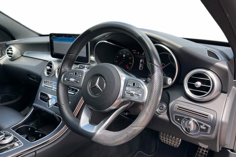 Mercedes-Benz C Class 2.0 C220d Amg Line Premium Saloon G-t Black #5