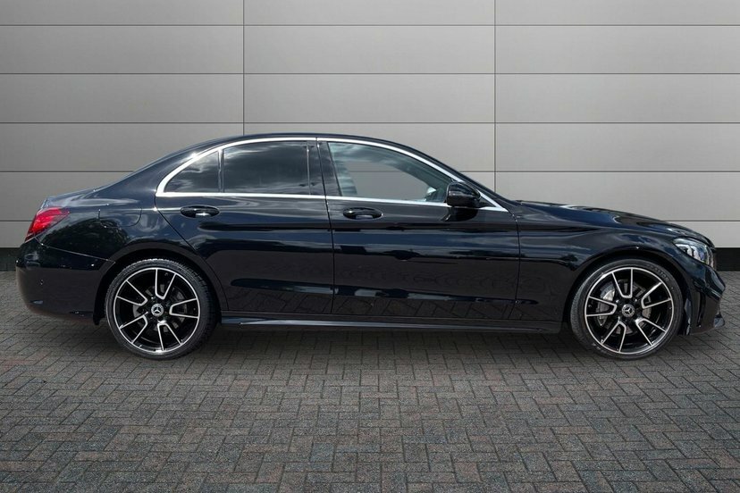 Mercedes-Benz C Class 2.0 C220d Amg Line Premium Saloon G-t Black #3