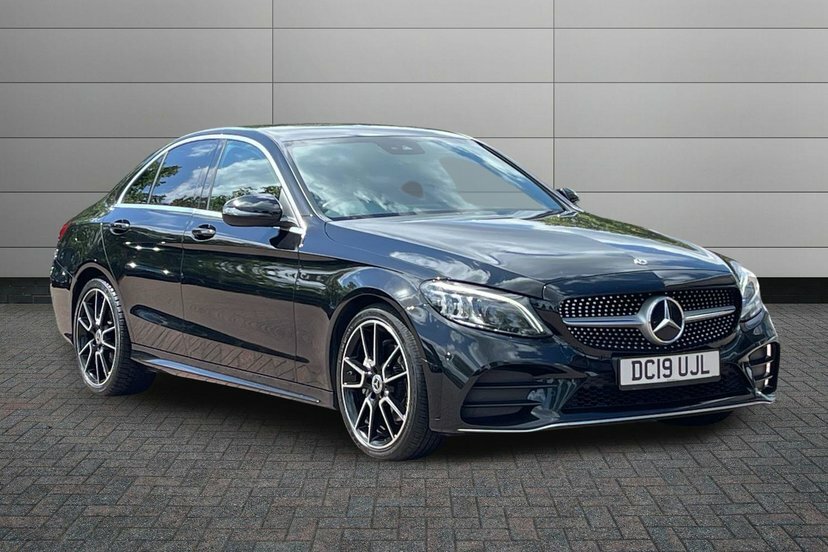 Mercedes-Benz C Class 2.0 C220d Amg Line Premium Saloon G-t Black
