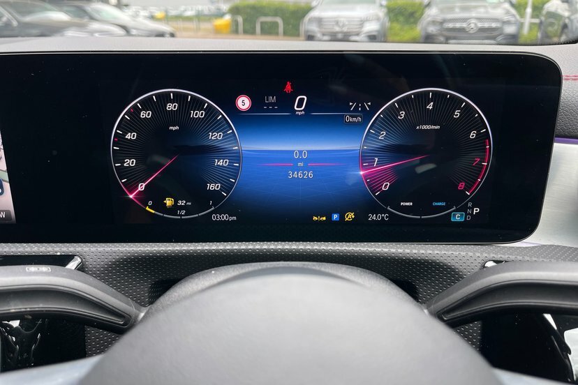 Mercedes-Benz CLA Class 1.3 Cla180h Mhev Amg Line Premium Coupe Petr Black #6
