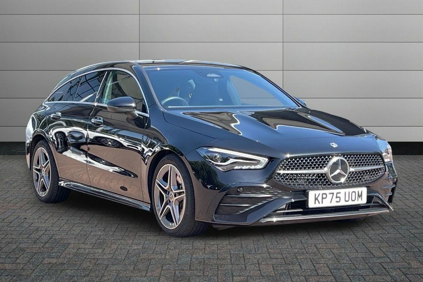 Mercedes-Benz CLA Class 1.3 Cla200h Mhev Amg Line Executive Shooting Bra Black
