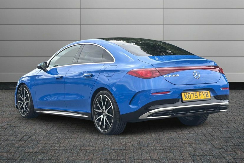 Mercedes-Benz CLA Class Cla200 Hybrid Amg Line Premium Saloon Blue #2