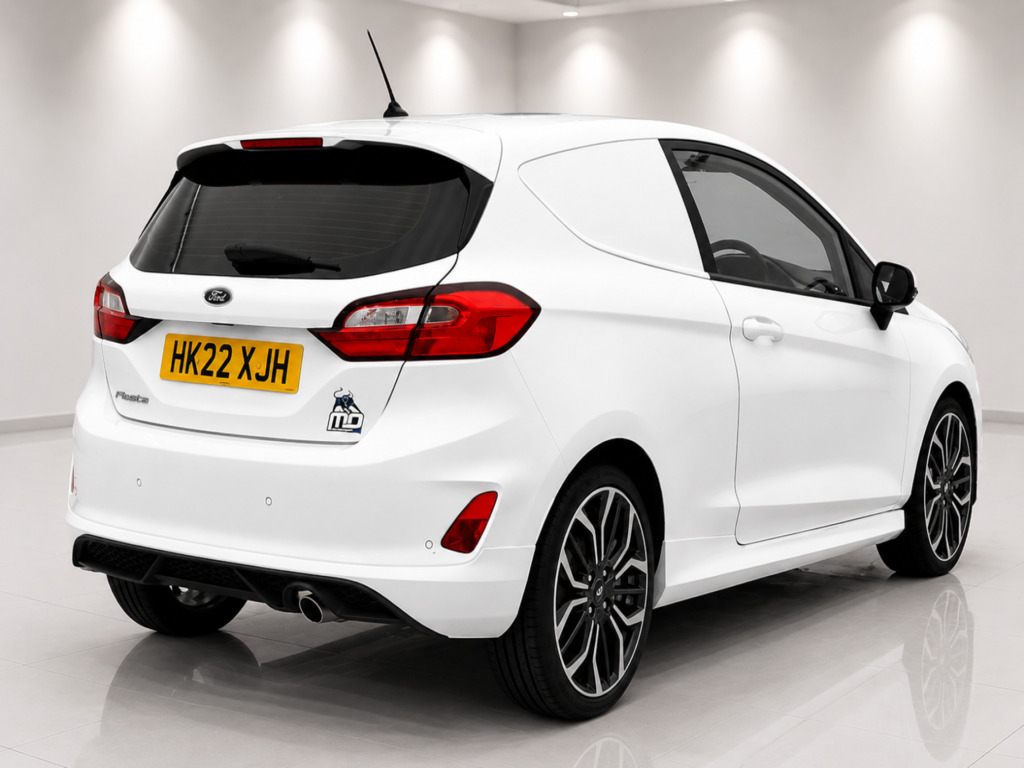 Ford Fiesta Van 1.0T 125Ps Ecoboost Mhev Sport Car Derived Van HK22XJH White #6