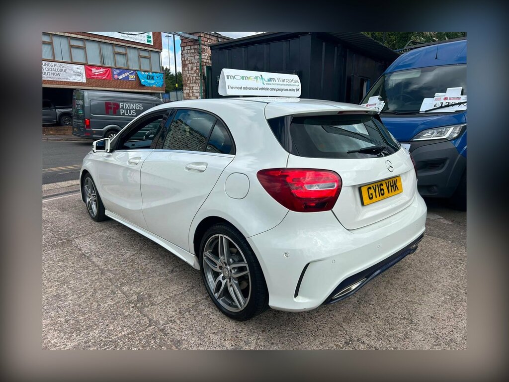 Mercedes-Benz A Class 1.5 A180d Amg Line Executive Euro 6 Ss White #3