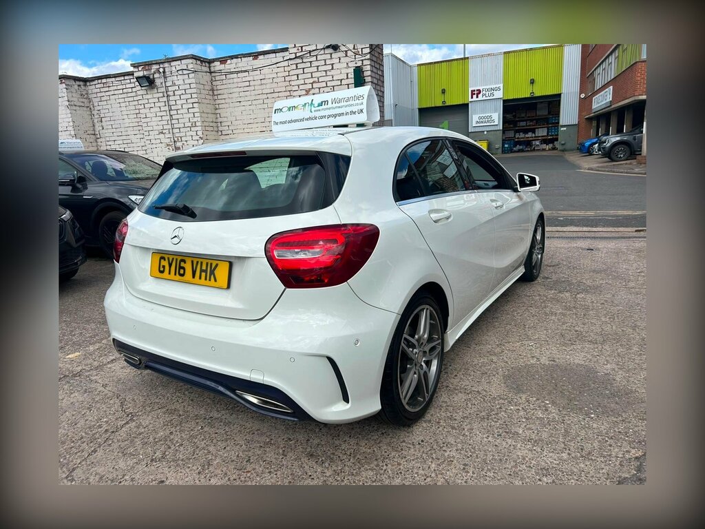 Mercedes-Benz A Class 1.5 A180d Amg Line Executive Euro 6 Ss White #4