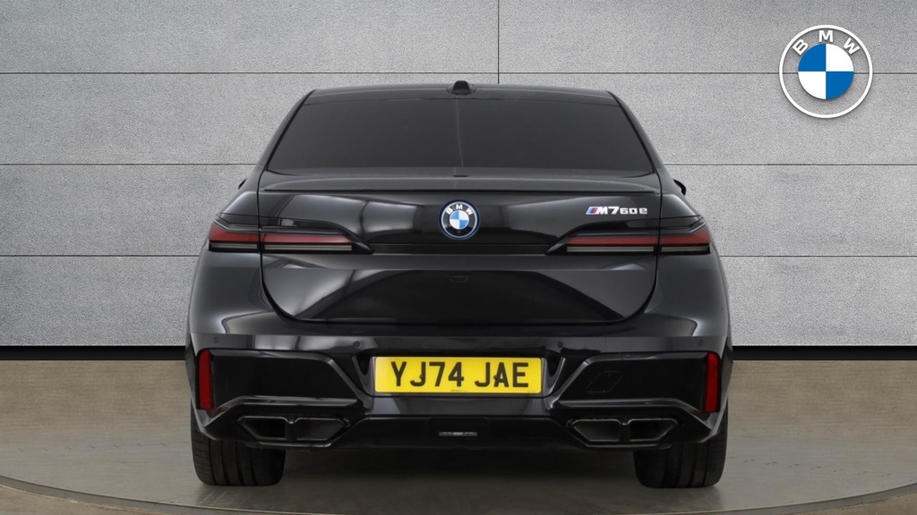 BMW 7 Series 750E Xdrive M Sport Black #15