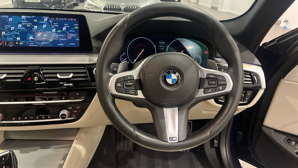 BMW 5 Series 2.0 520I Gpf M Sport Touring Euro 6 Ss Blue #5